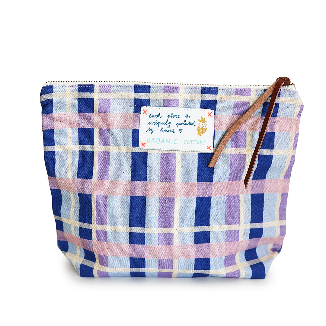 *Check Multi* Organic Cotton Pouch