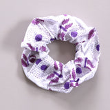 Scrunchie *Flowers Purple