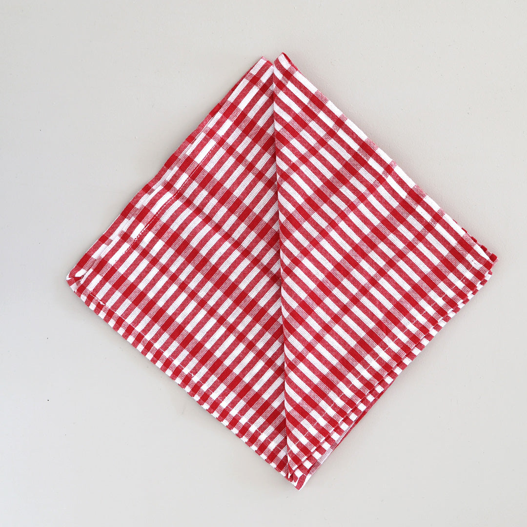 Serviette *Check Red Small