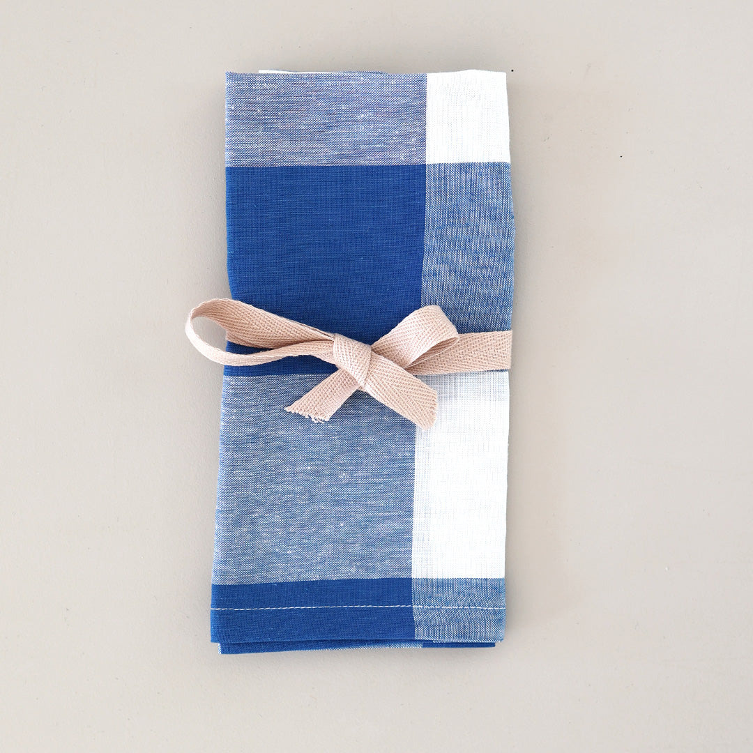 Serviette *Check Blue Big