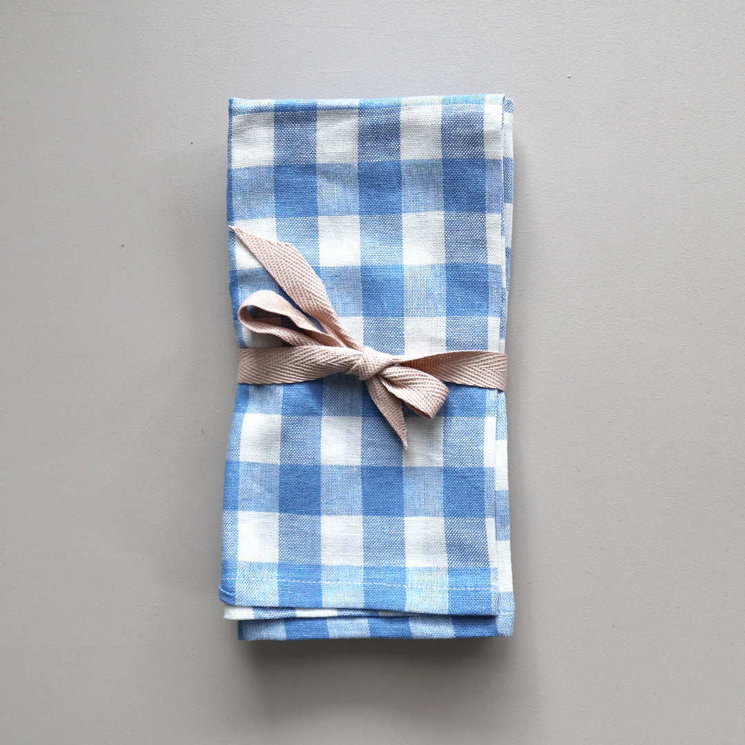 Serviette *Check Soft Blue