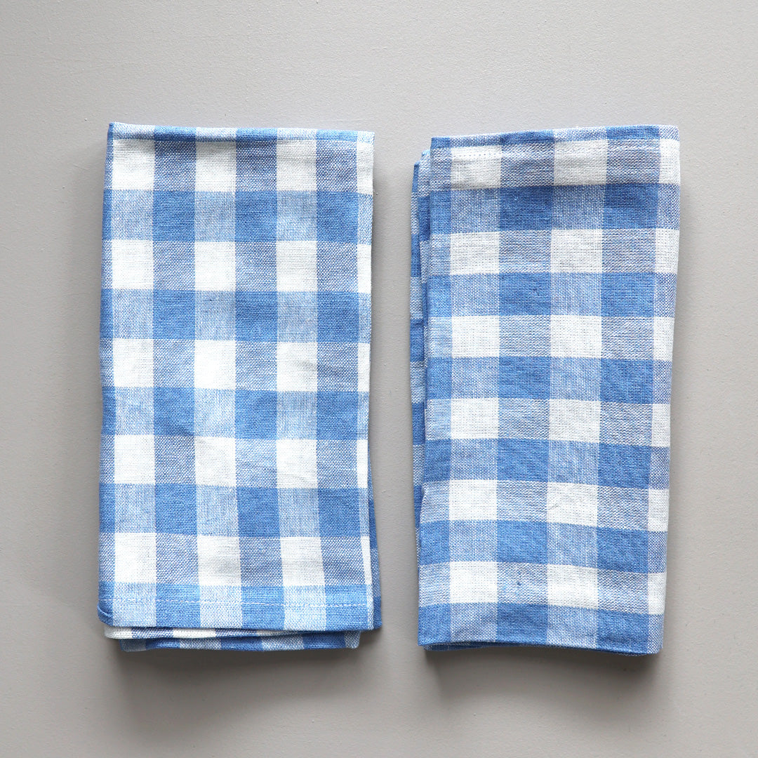 Serviette *Check Soft Blue