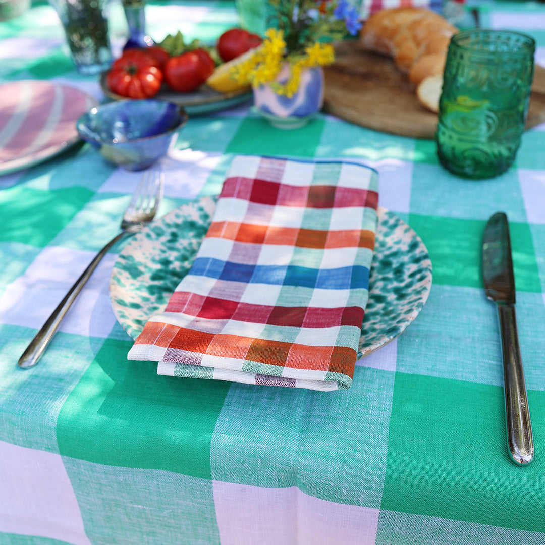 Table linen *Check Green Big