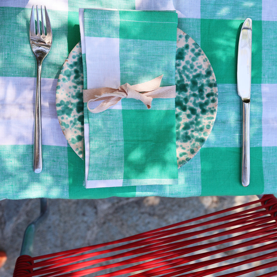 Table linen *Check Green Big