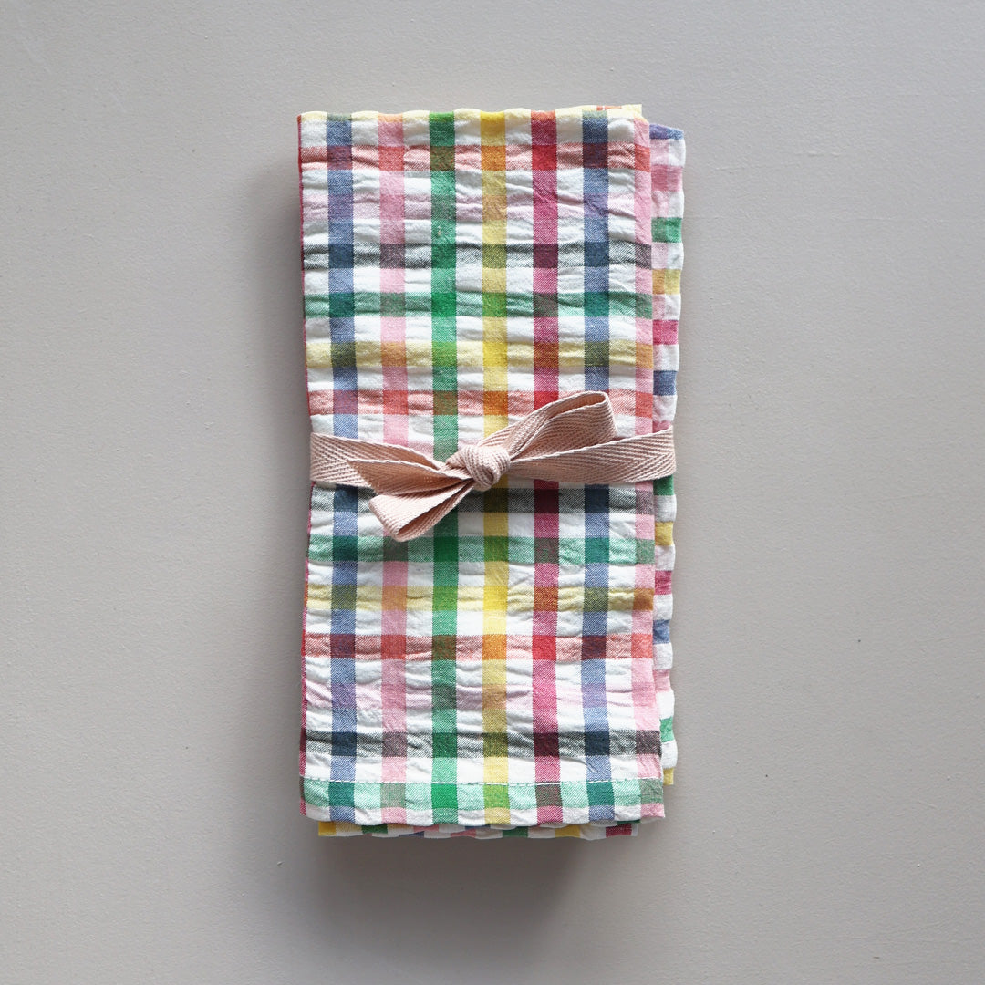 Serviette *Check Rainbow