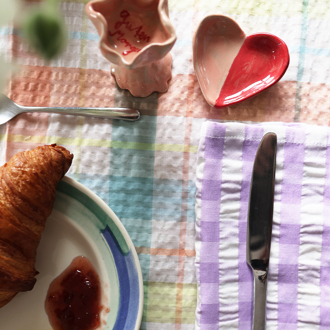 Table linen *Stripe Poppy