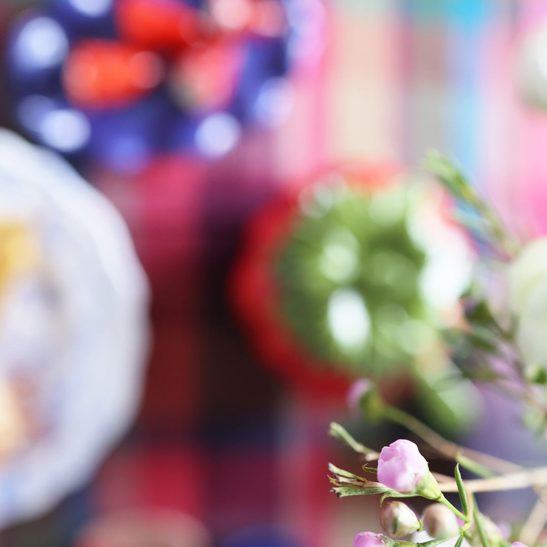 Table linen *Stripe Poppy