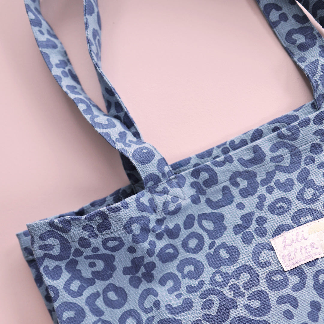 Handbedruckte Tote Bag *Leo