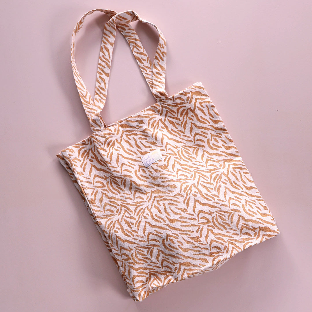 Handbedruckte Tote Bag *Tiger
