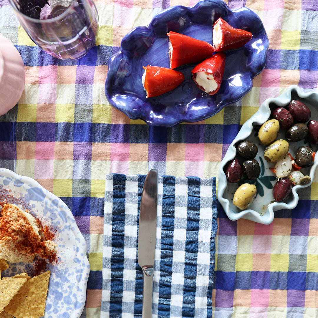 Table linen *Stripe Poppy