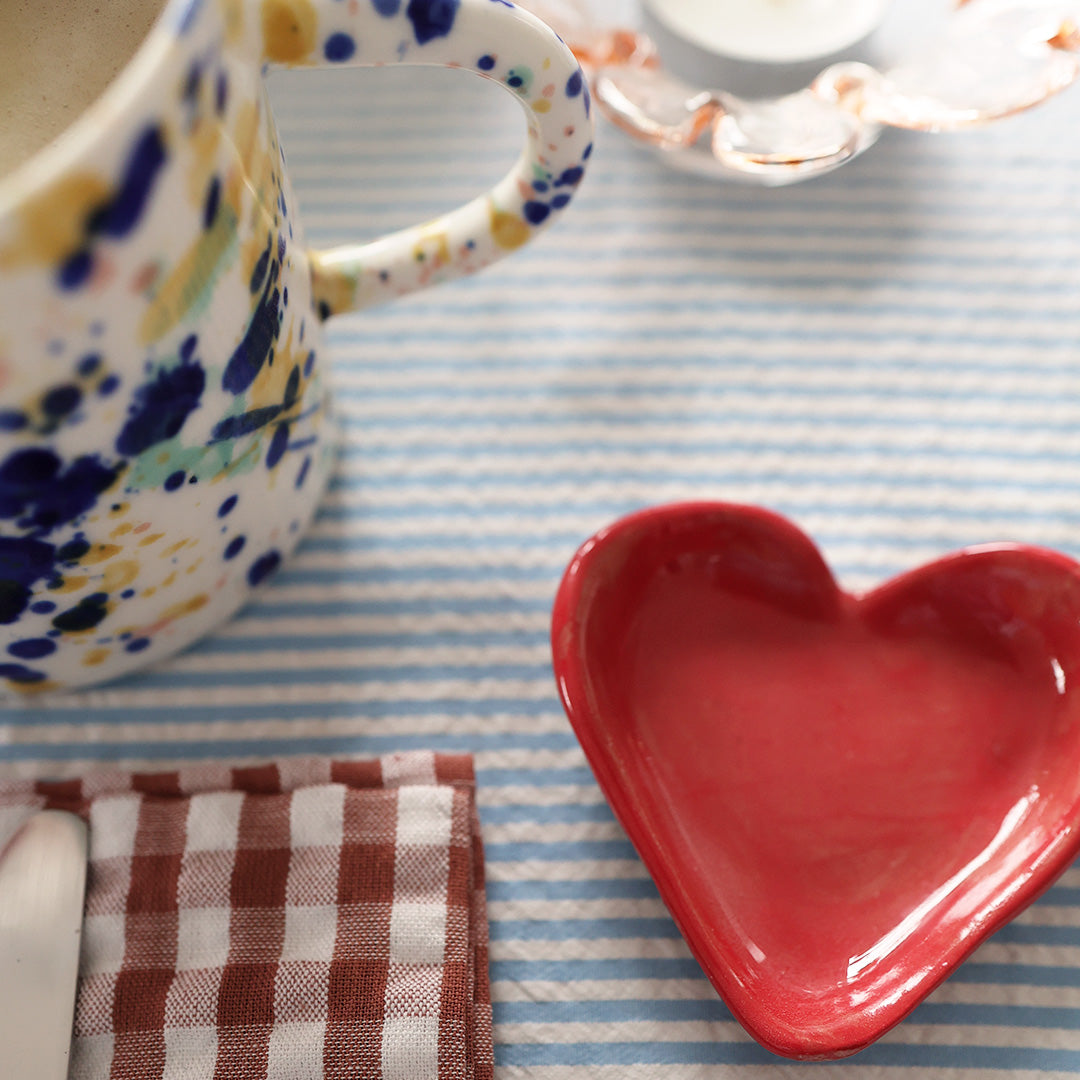 Table linen *Stripe Poppy