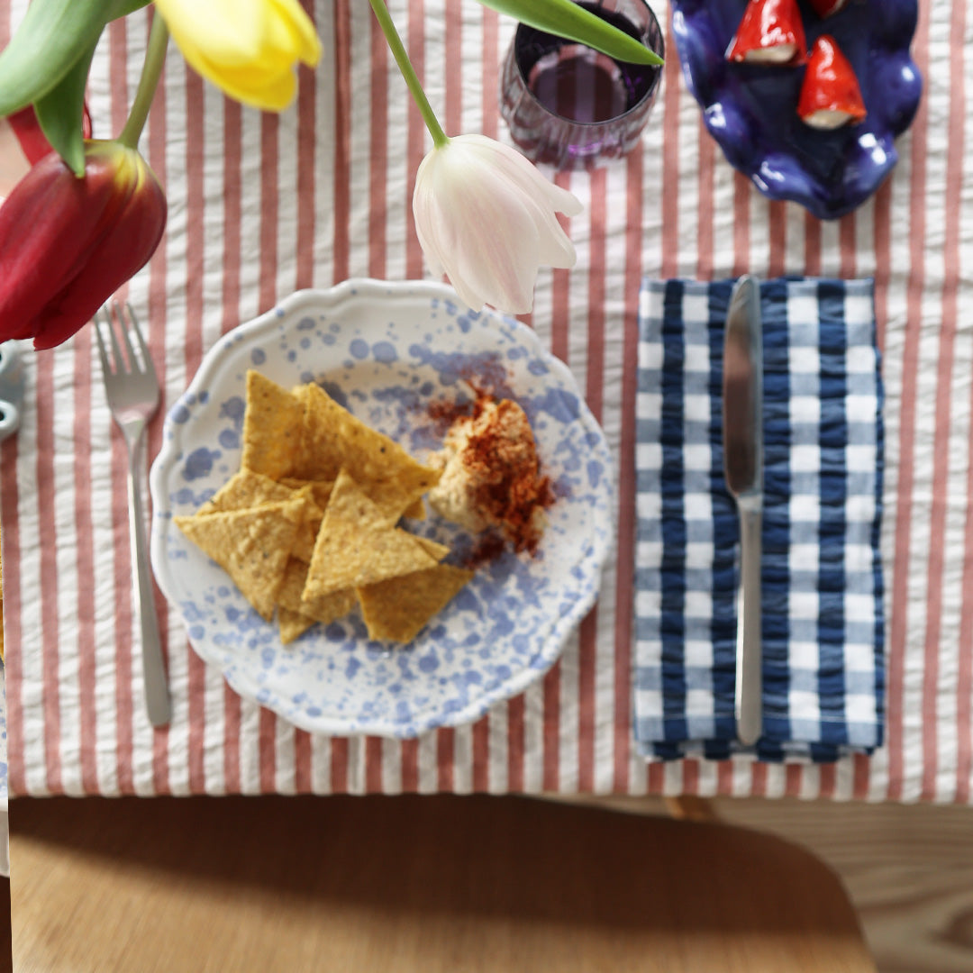 Table linen *Stripe Poppy