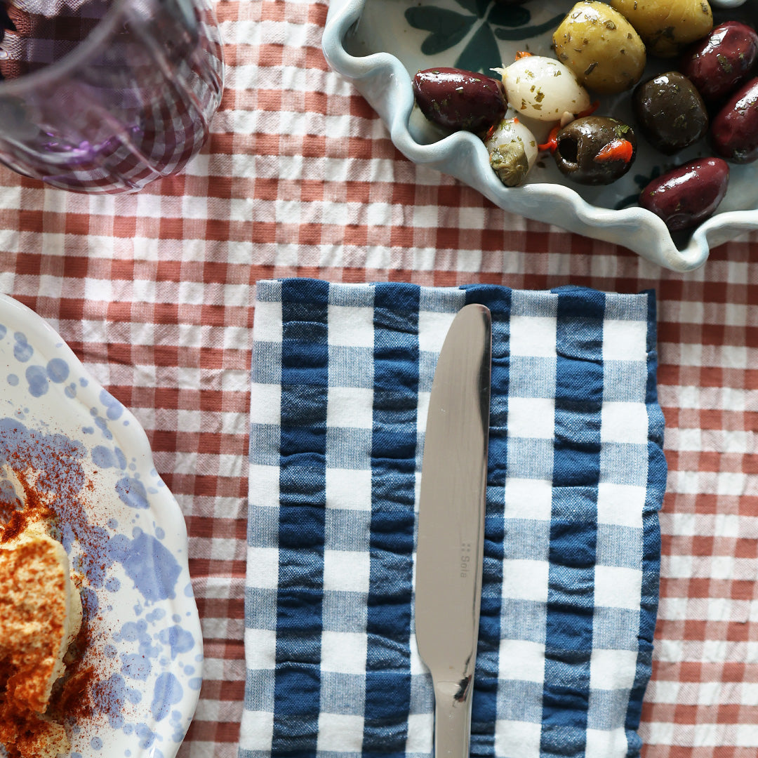 Table linen *Stripe Poppy