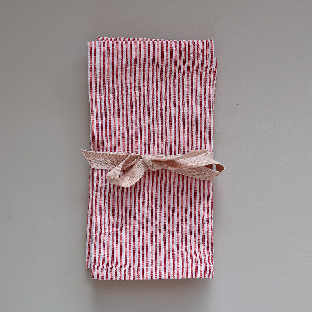 Napkin *Stripe Small Red