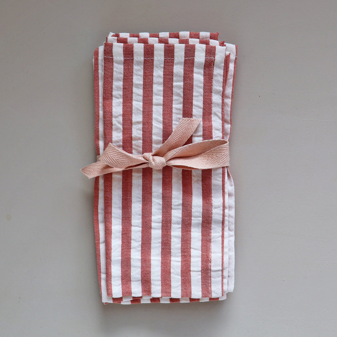 Serviette *Stripe Red