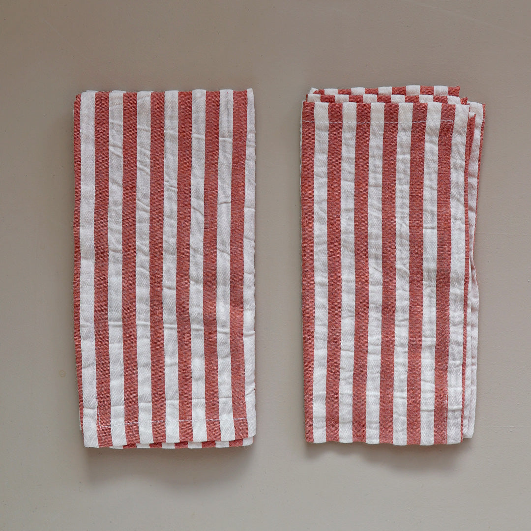 Serviette *Stripe Red