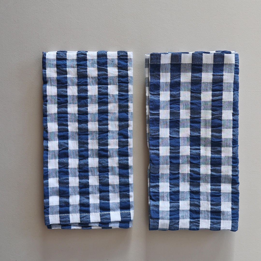 Serviette *Check Dark Blue