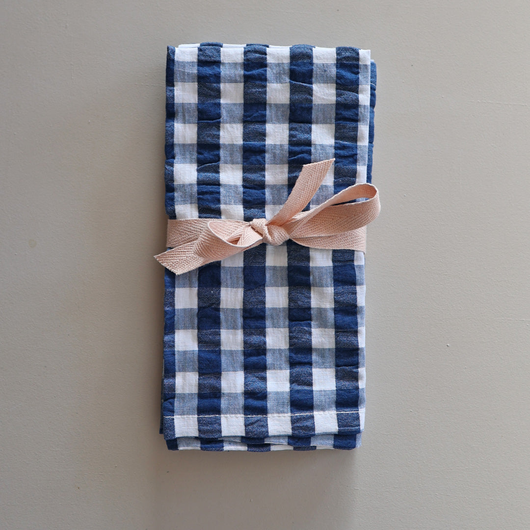 Serviette *Check Dark Blue