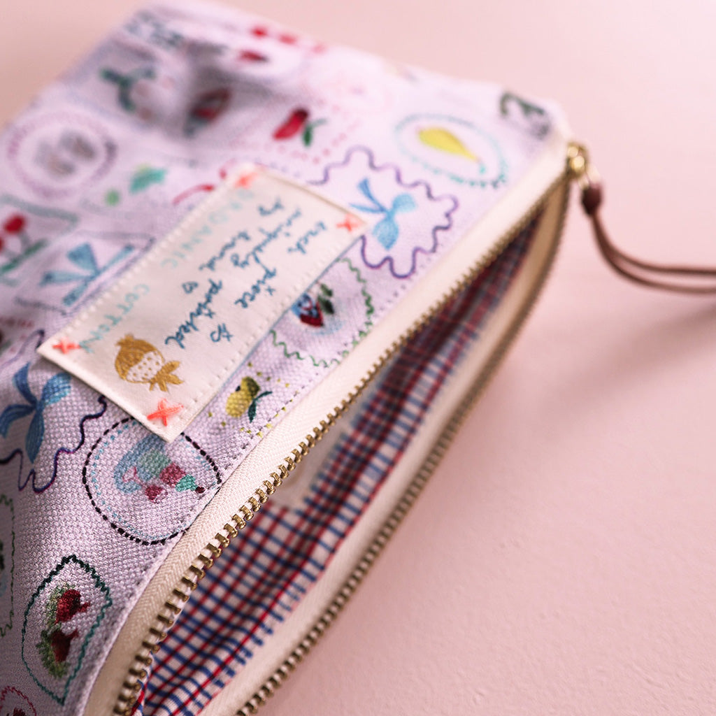 *Avec Amour Organic Cotton Pouch