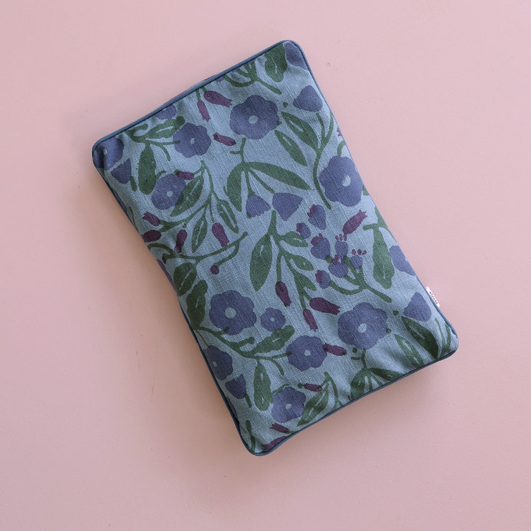 Kirschkernkissen *Floral Blue