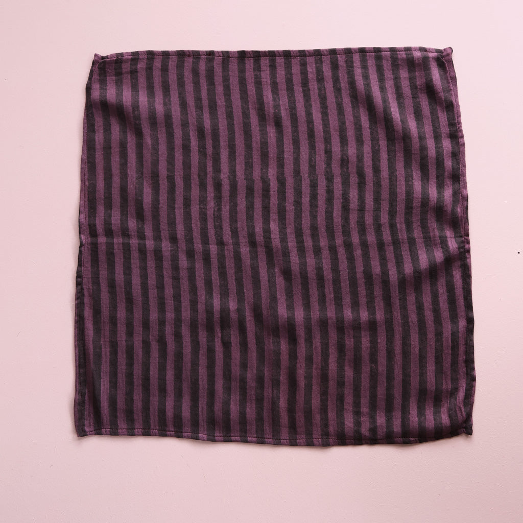 Mini Foulard *Stripe Green Purple