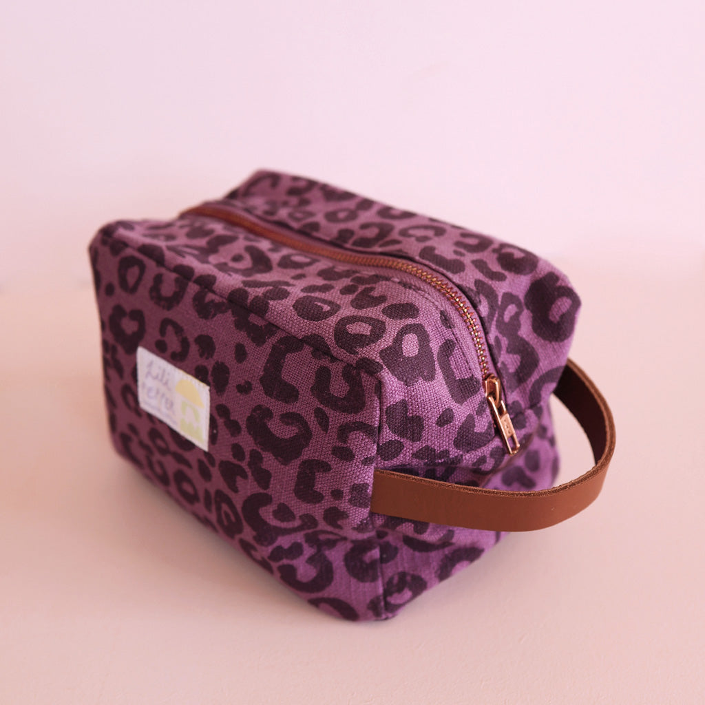 Blockprint Necessaire *Leo Purple