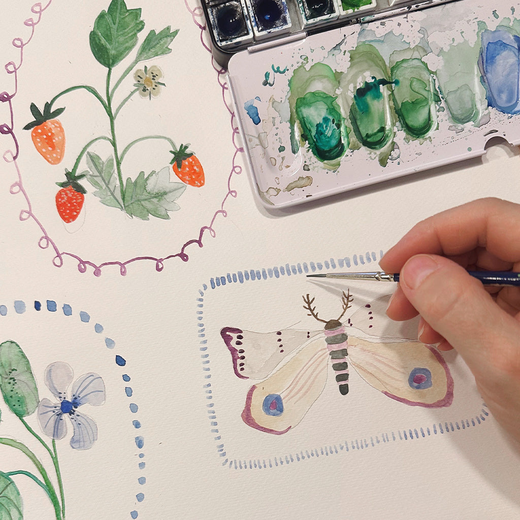 Hello Spring Organic Cotton Pouch