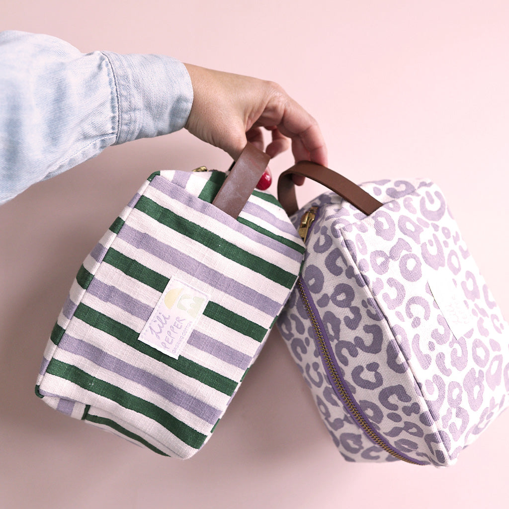 Blockprint Necessaire *Leo Lavender