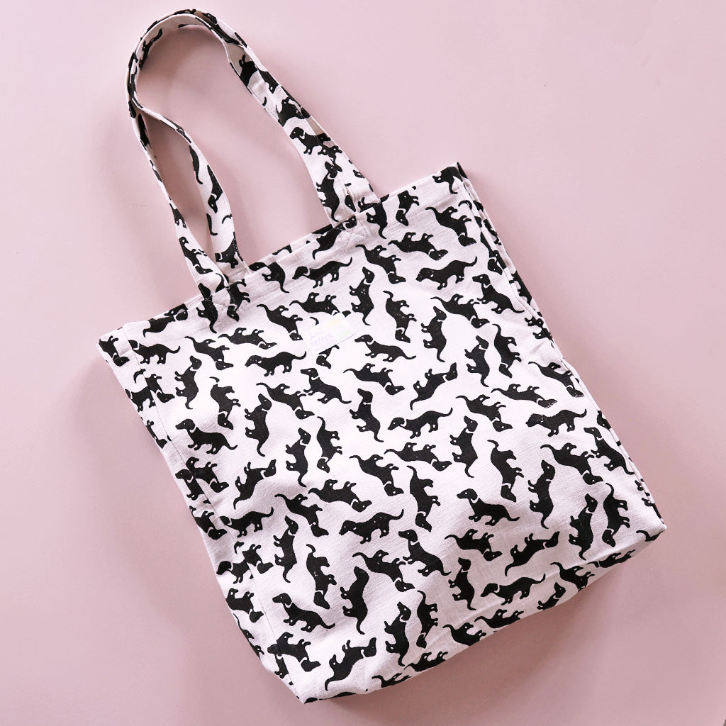 Handbedruckte Tote Bag *Teckel