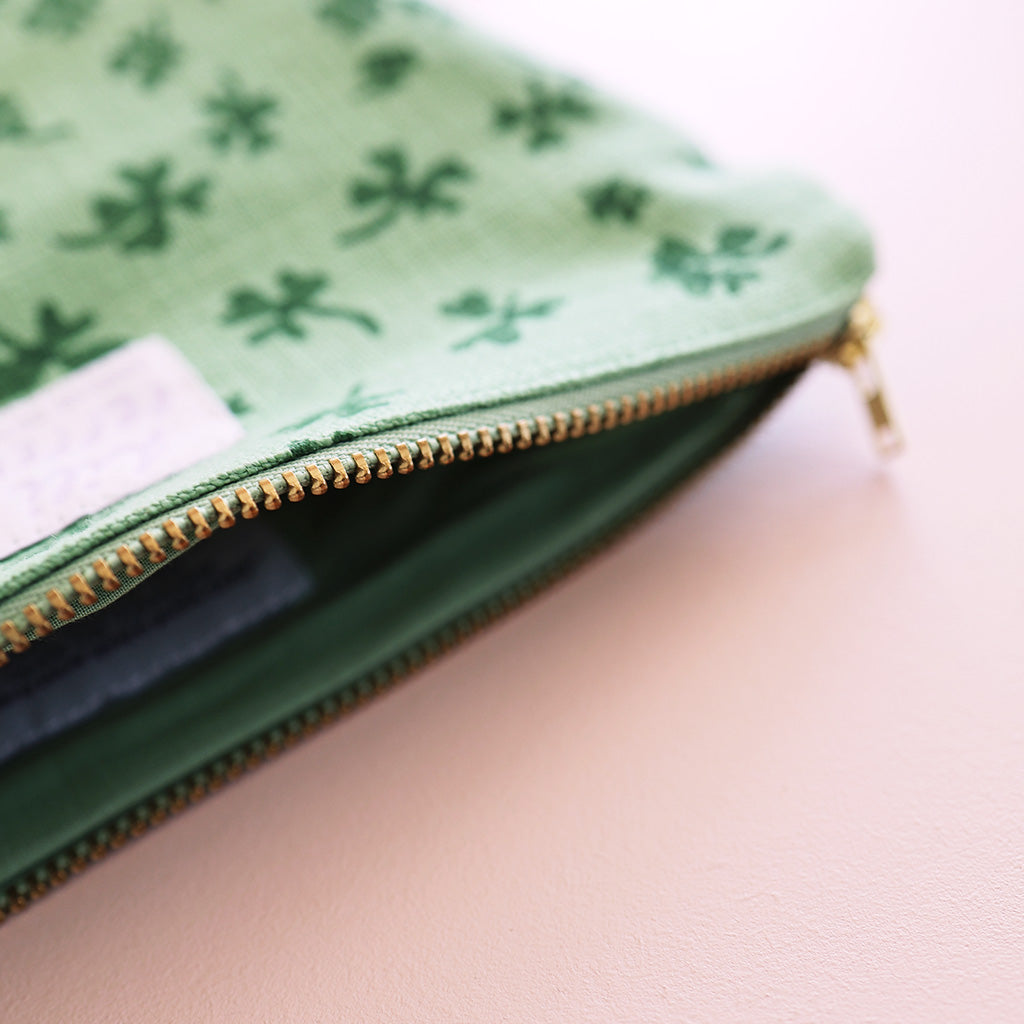 Block Print Pouch *Good Luck