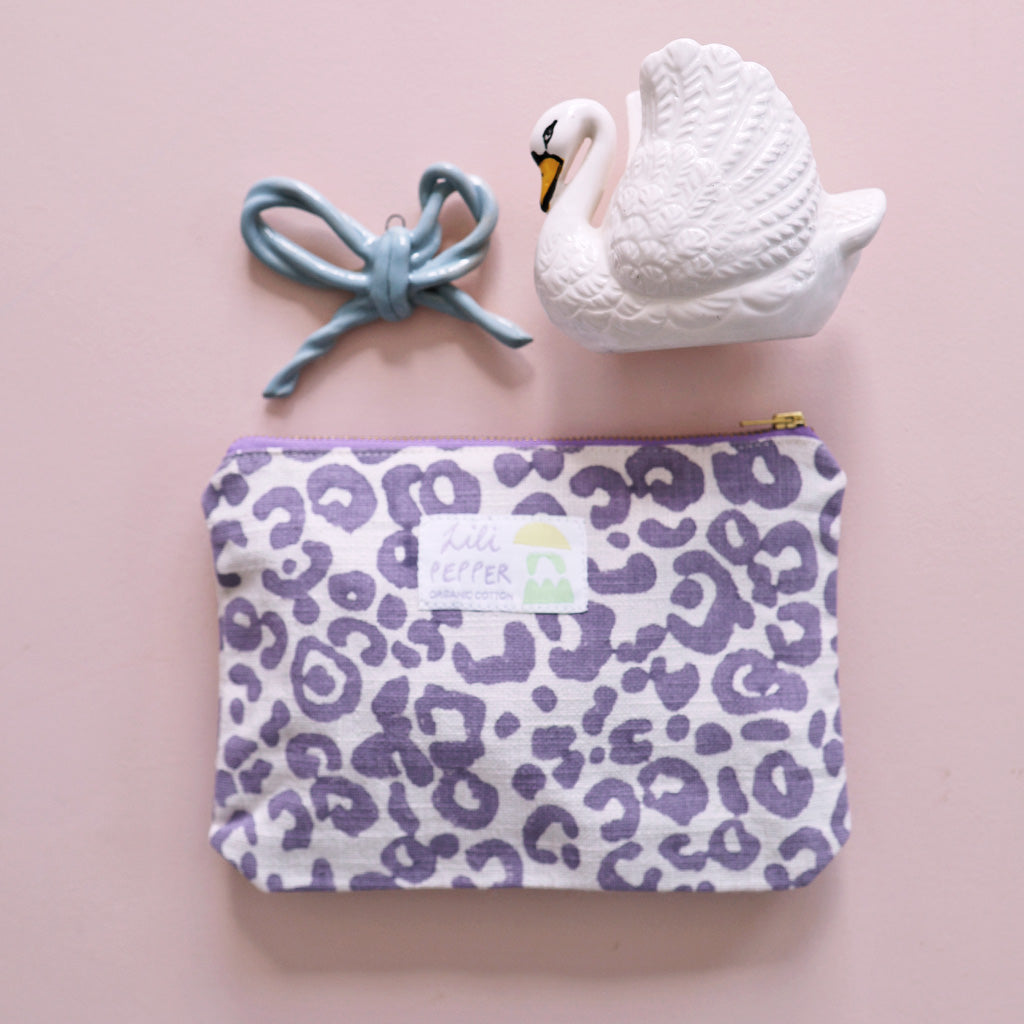 Block Print Pouch *Leo Lavender