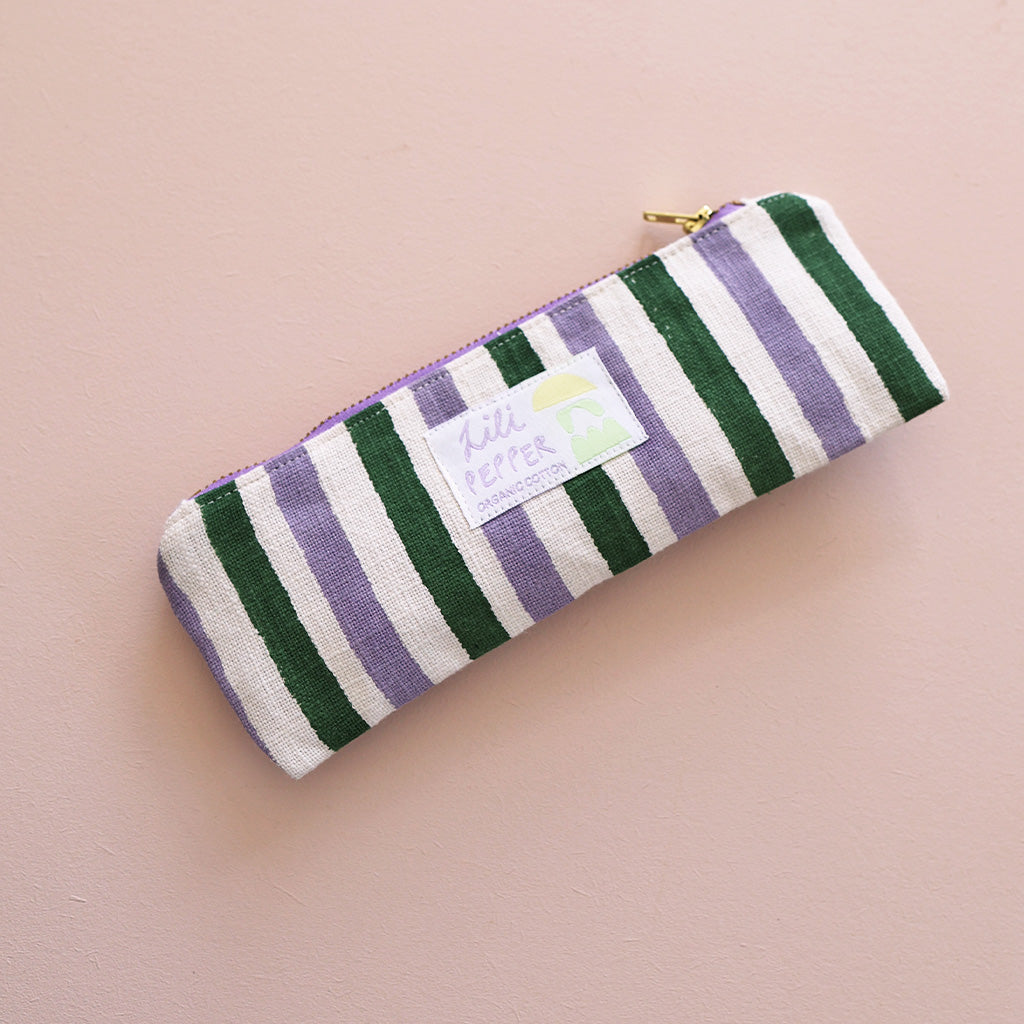 Blockprint Schreibetui  *Lavender