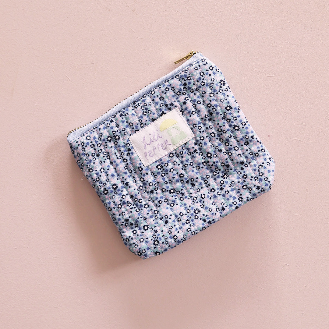 Mini Necessaire *Blue Rose Flower - Lili Pepper