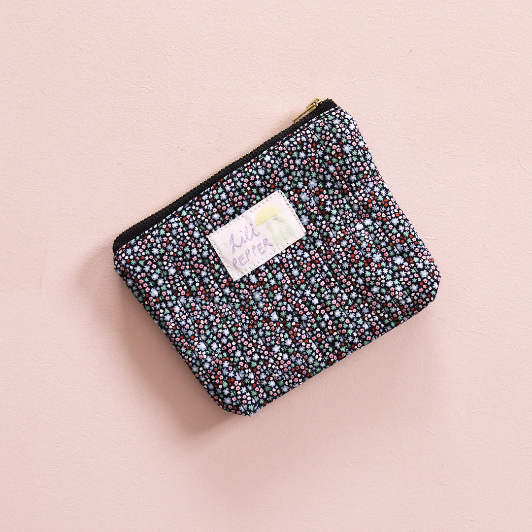 Mini Necessaire *Black Flower - Lili Pepper