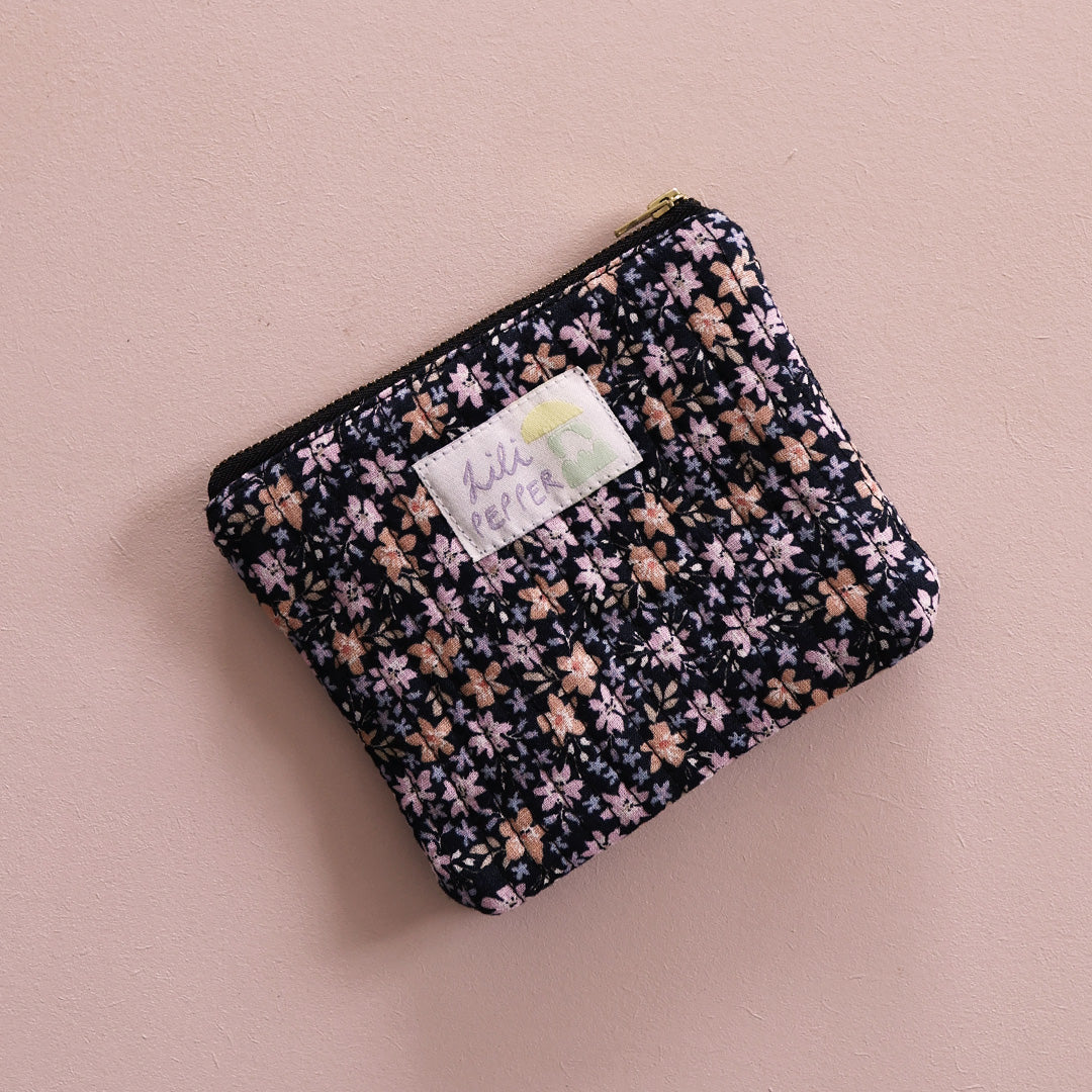 Mini Necessaire *Orange Rose Flower - Lili Pepper