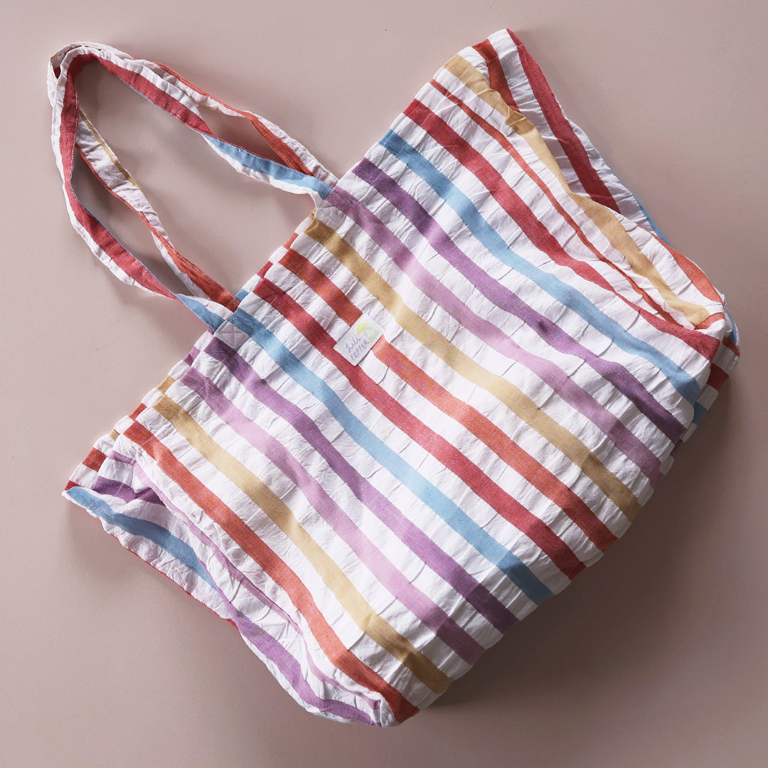 Baumwolltasche *Stripe Summer - Lili Pepper