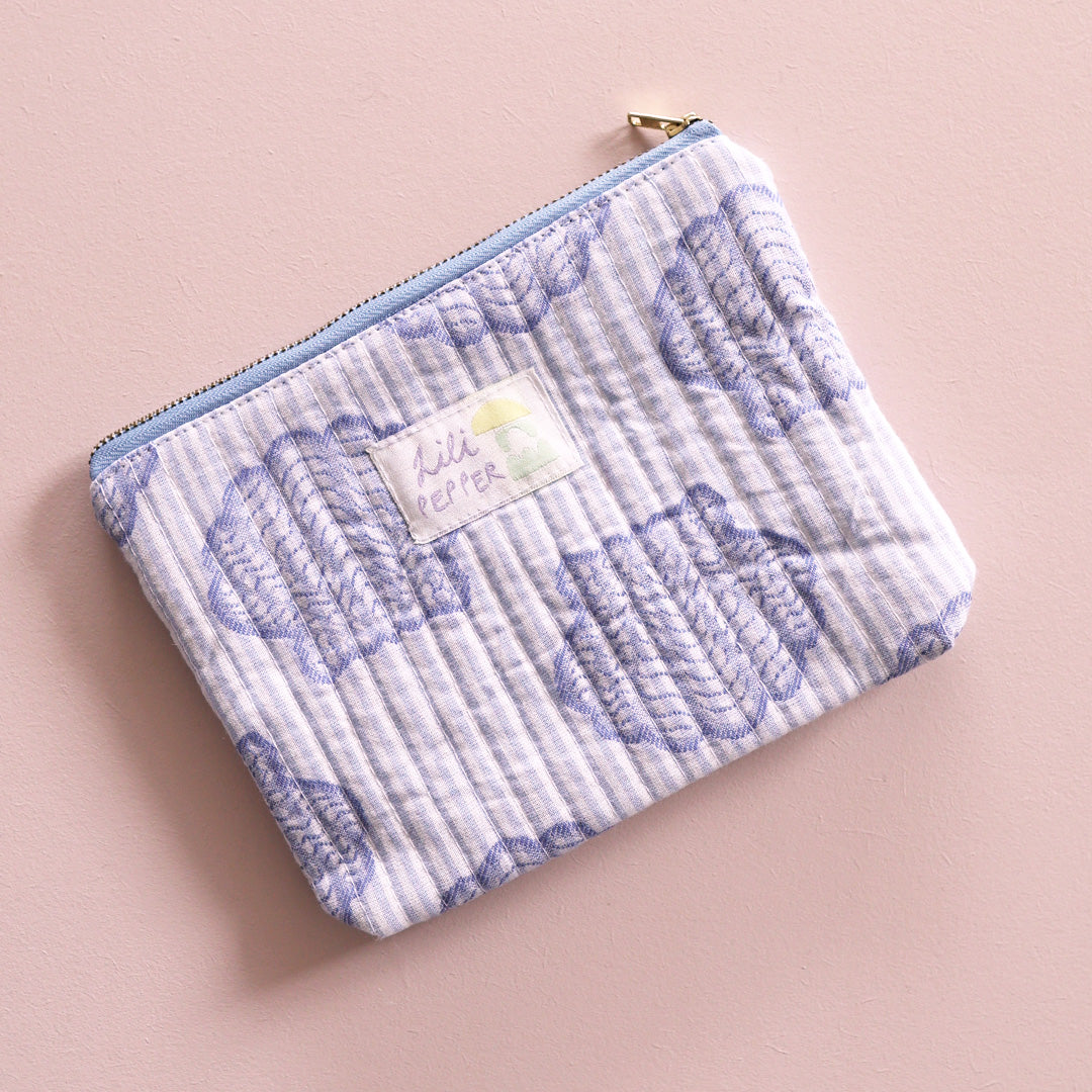 Abgesteppte Pouch *Shell - Lili Pepper