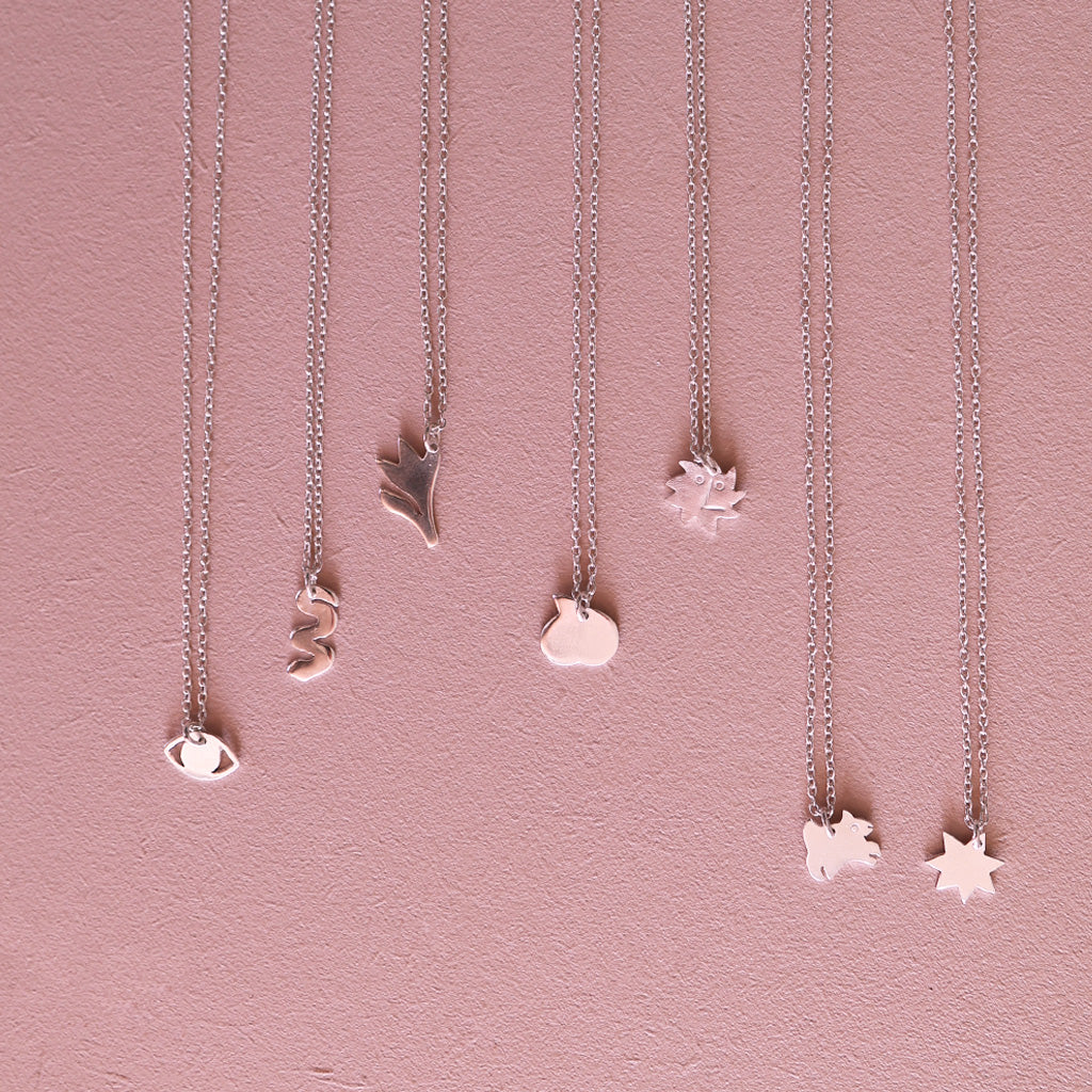 Halskette Talisman *Flower Silver