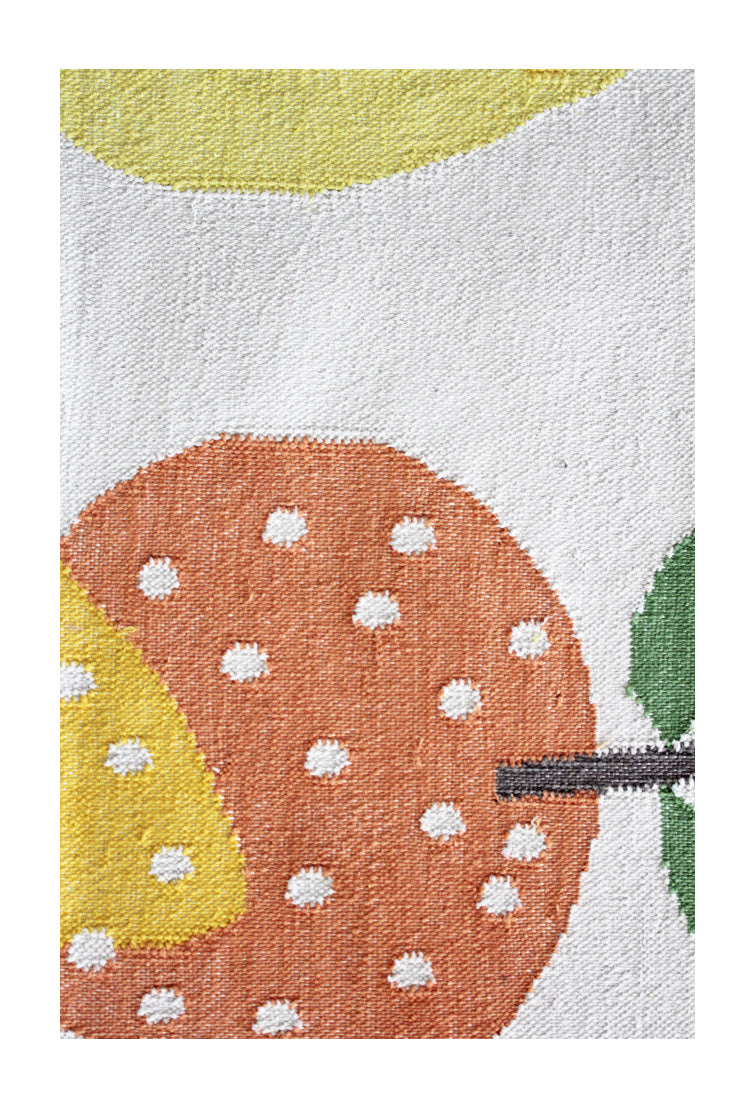 *CITRON* Handwoven Cotton Rug - Lili Pepper