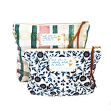 *My green check* Organic Cotton Pouch - Lili Pepper