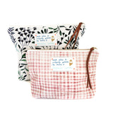 *My Green Leaves* Organic Cotton Pouch - Lili Pepper