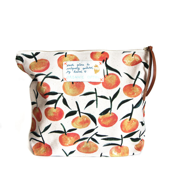*My Clementine* Organic Cotton Pouch - Lili Pepper